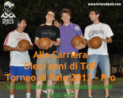 Le foto di tutti i premiati dell'Edizione 2012