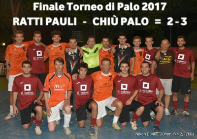 Ratti Pauli	-	Chiù Palo Per Tutti	=	2 - 3